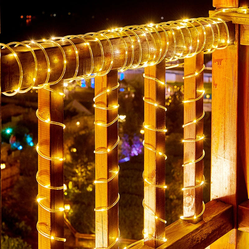 Solar LED Tuinverlichting - 7m Snoer met 8 Verlichtingsmodi 3
