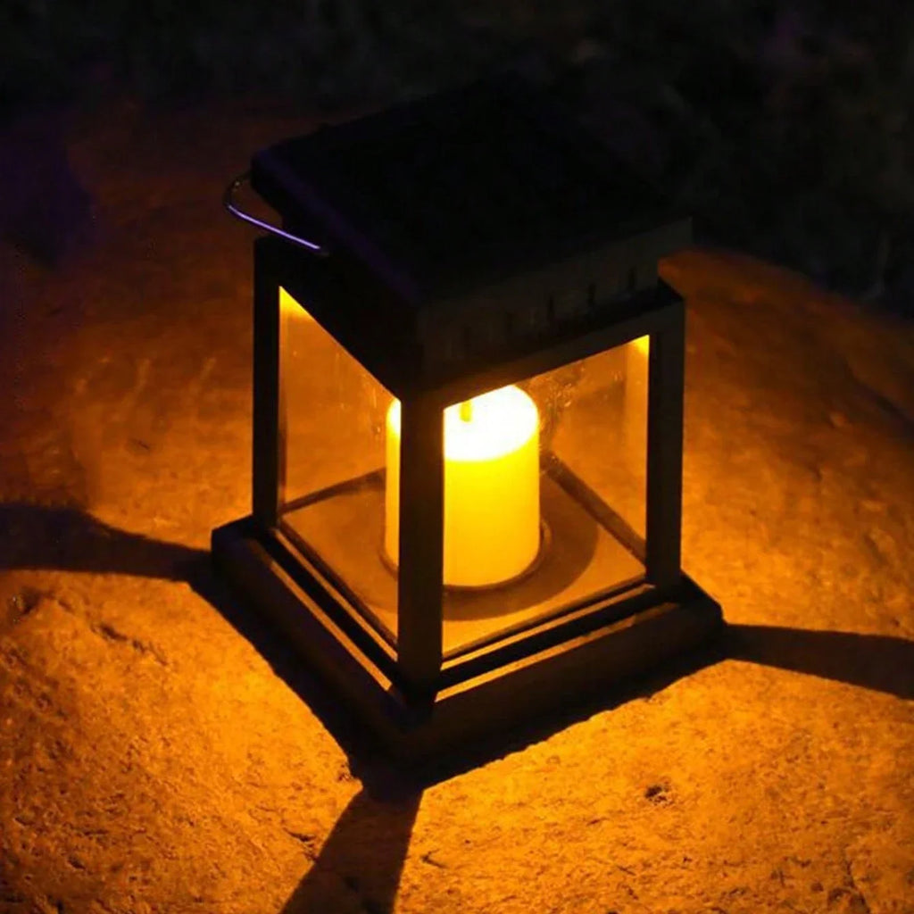 Solar Tuinverlichting Retro Lantaarn LED – Weerbestendig en Decoratief 0