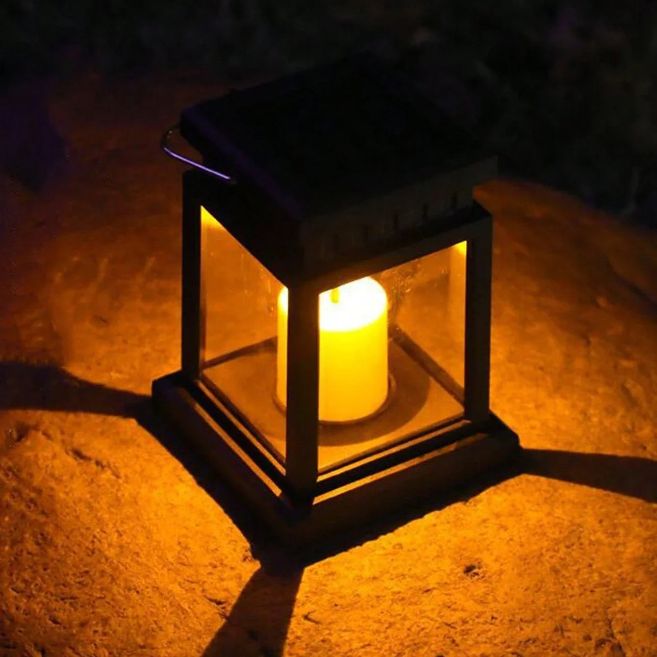 Solar Tuinverlichting Retro Lantaarn LED – Weerbestendig en Decoratief 0