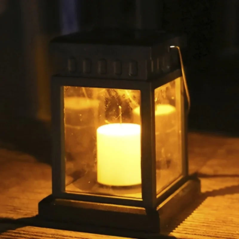 Solar Tuinverlichting Retro Lantaarn LED – Weerbestendig en Decoratief 4