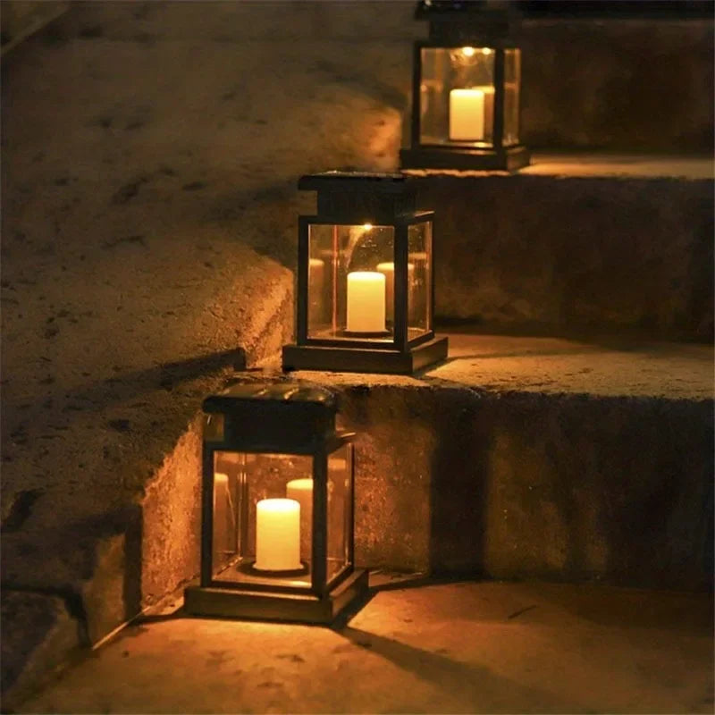 Solar Tuinverlichting Retro Lantaarn LED – Weerbestendig en Decoratief 5