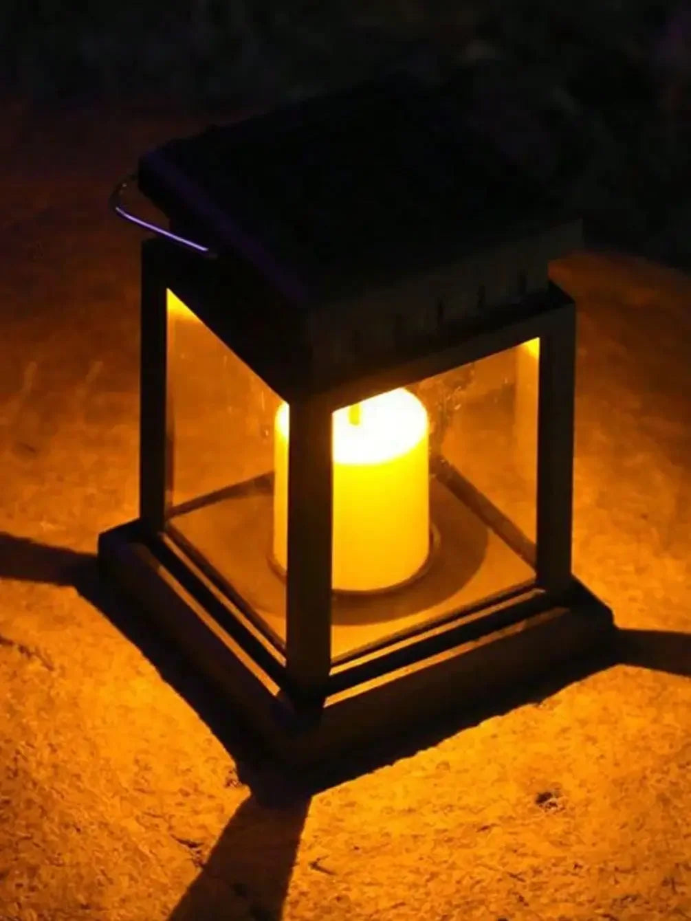 Solar Tuinverlichting Retro Lantaarn LED – Weerbestendig en Decoratief 6