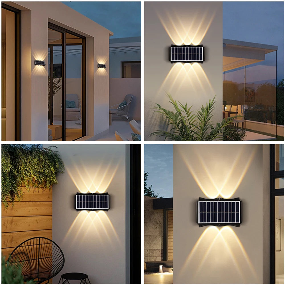 Solar Wandlamp Buiten met IP65 Waterdicht en Zonne-energie 5