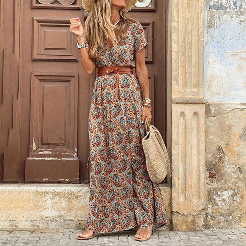 Sophie - Bohemian Vintage Jurk voor Dames 7