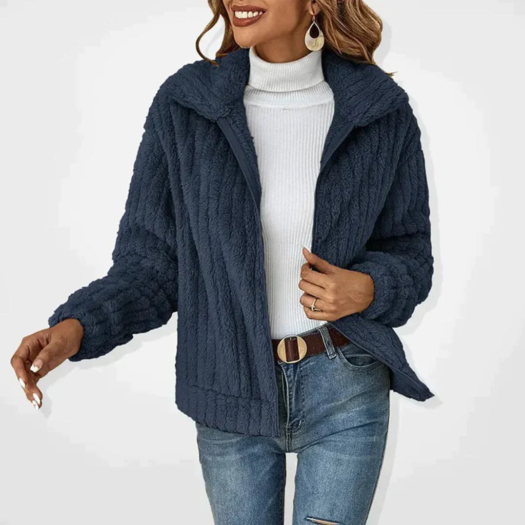 Fleece Vest voor Dames met Ritssluiting en Flatterend Silhouet voor Koude Maanden