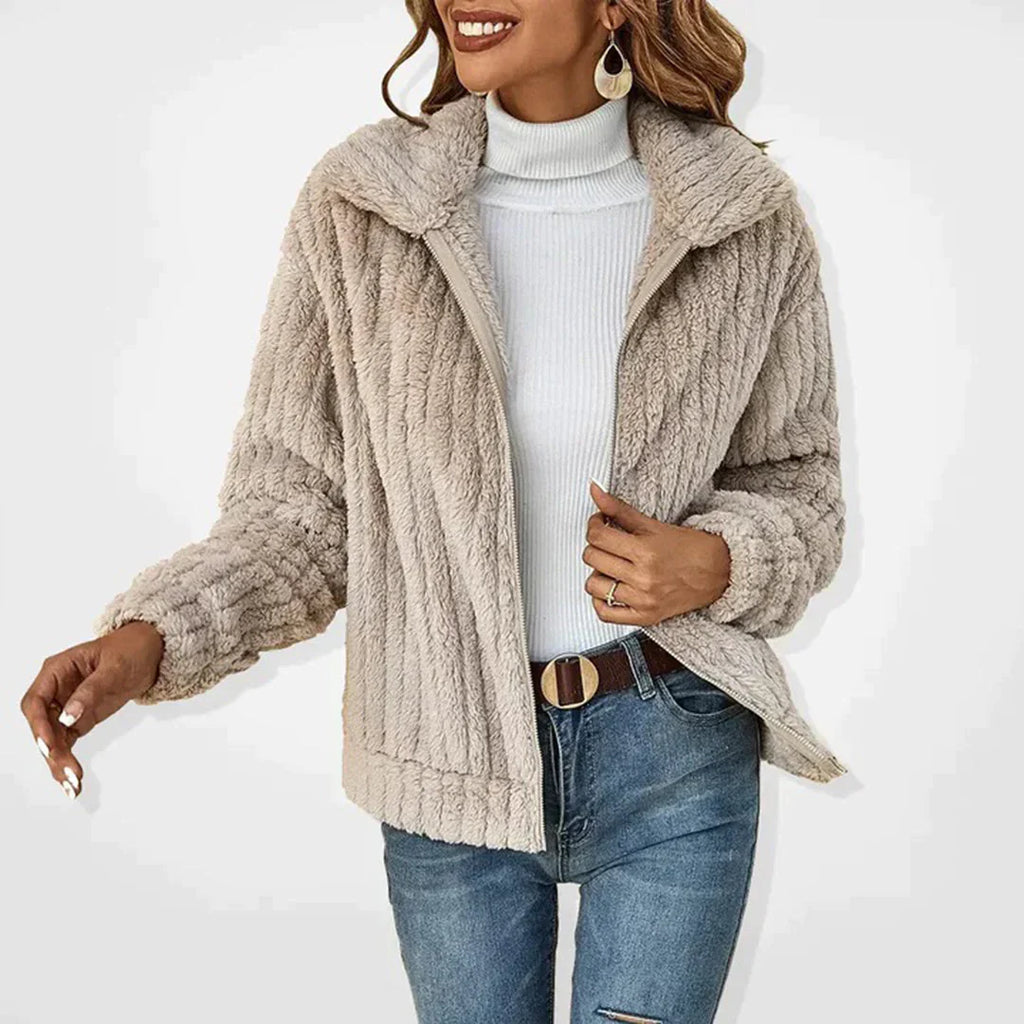 Fleece Vest voor Dames met Ritssluiting en Flatterend Silhouet voor Koude Maanden