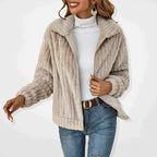 Fleece Vest voor Dames met Ritssluiting en Flatterend Silhouet voor Koude Maanden