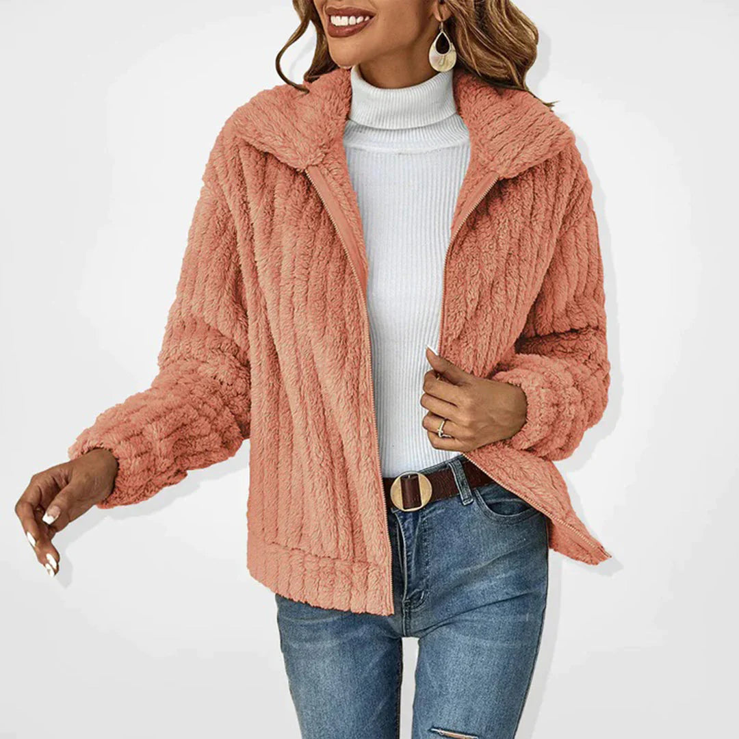 Fleece Vest voor Dames met Ritssluiting en Flatterend Silhouet voor Koude Maanden