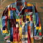 Spencer - Geruit kleurrijk unisex overhemd 0