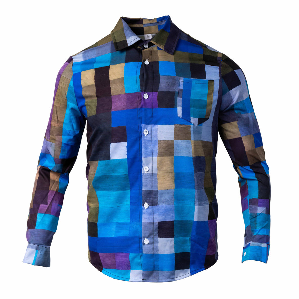 Spencer - Geruit kleurrijk unisex overhemd 5