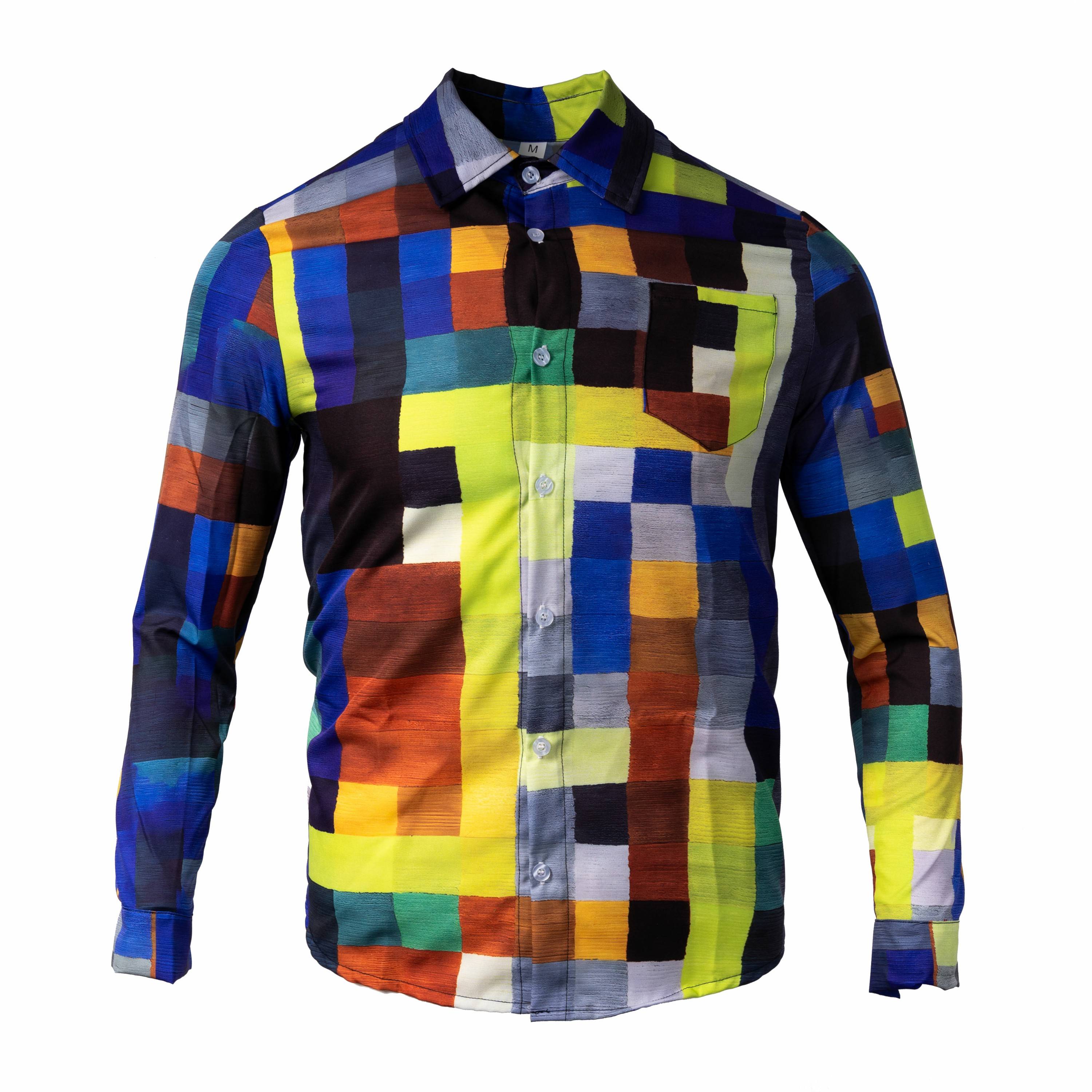 Spencer - Geruit kleurrijk unisex overhemd 7