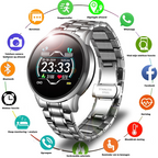 Classic Smartwatch | Klassieke Looks met Hedendaagse Technologie voor Gezondheid en Connectiviteit