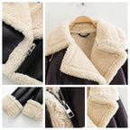 Stoere, met fleece gevoerde korte damesjas 5