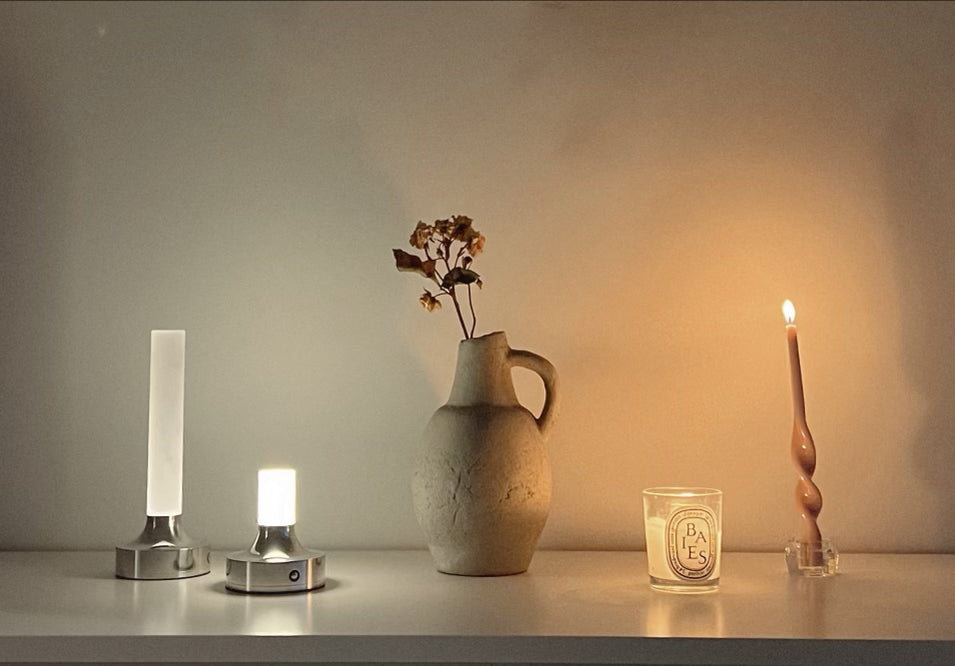 BoruGlow I Draadloze Tafellamp – Dimbaar LED, Waterbestendig voor Binnen & Buiten