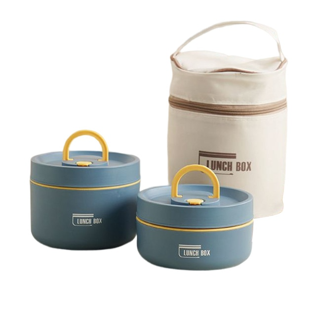 ThermoBox meerlaagse geïsoleerde lunchbox met GRATIS draagtas 10
