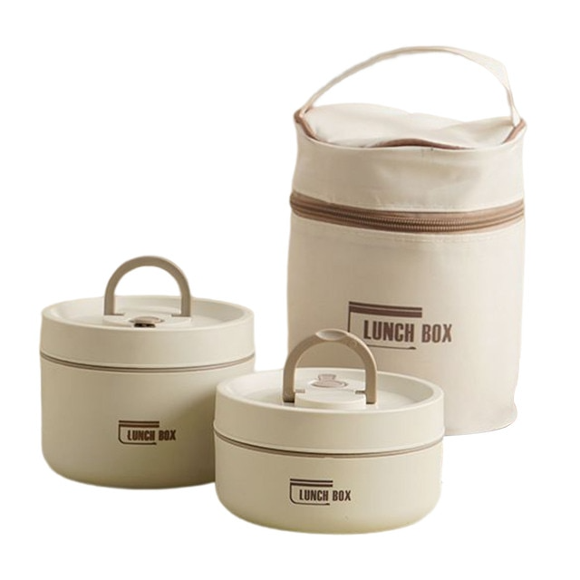 ThermoBox meerlaagse geïsoleerde lunchbox met GRATIS draagtas 18