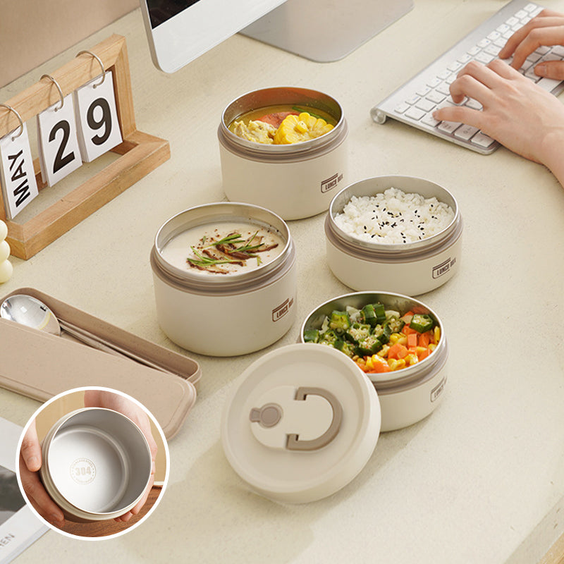 ThermoBox meerlaagse geïsoleerde lunchbox met GRATIS draagtas 8
