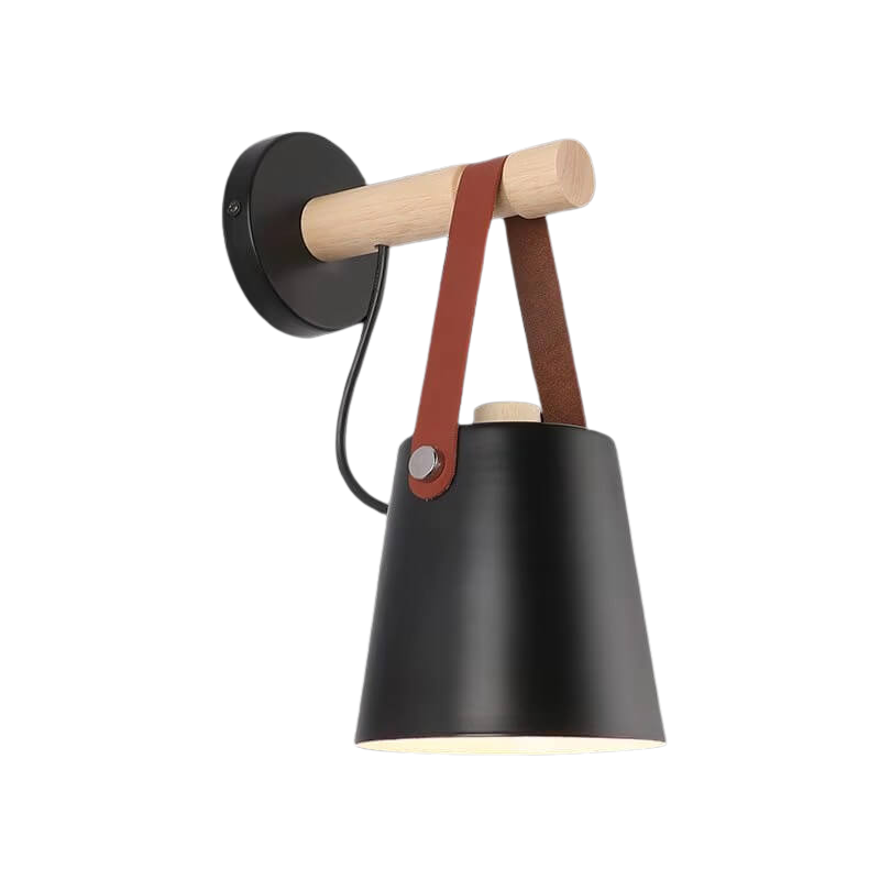 TimberLite - Wandlamp met Houten Arm