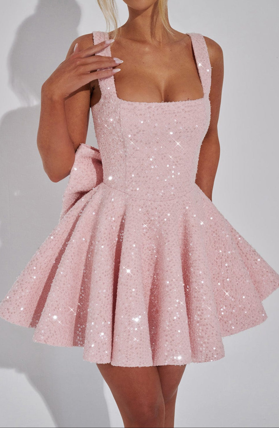 Triana Mini Jurk - Blush 4