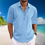 Casual Linnen Langsleeve Shirt voor Heren en Dames