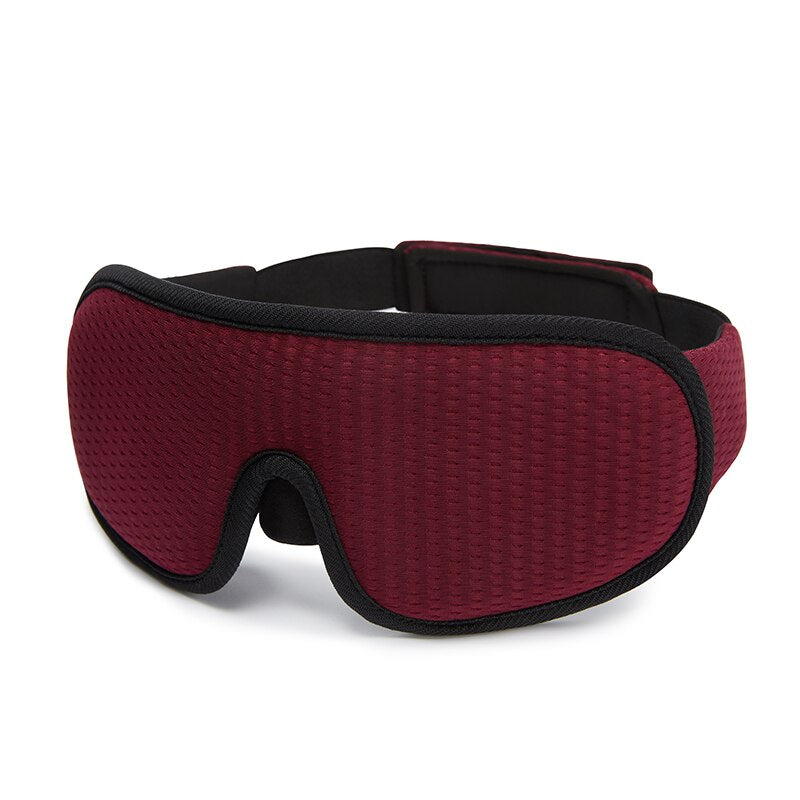 3D Slaapmasker | Lichtblokkering & Zacht Gevoerd