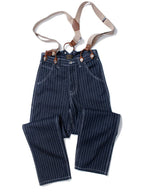 Unisex Denim Overalls Katoen Gestreept 4