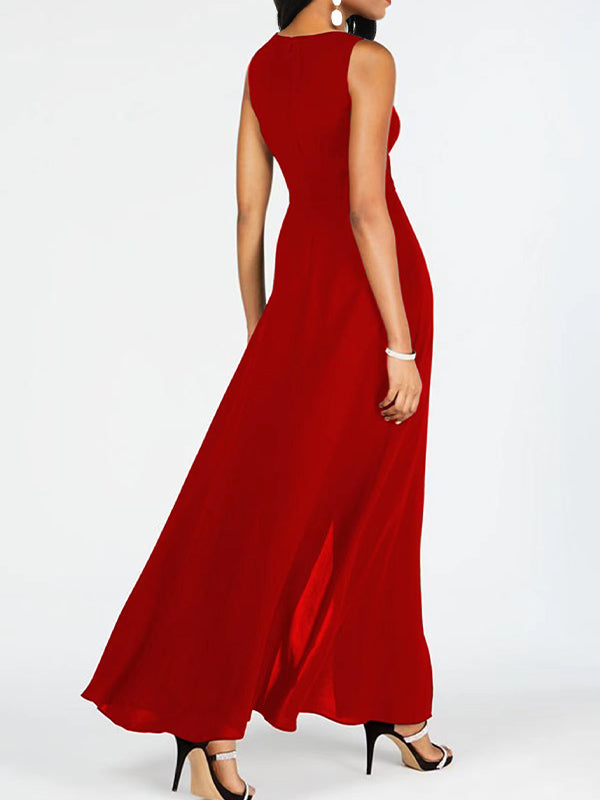 Unisex Jumpsuit Polyester Slim Fit Mouwloos 3