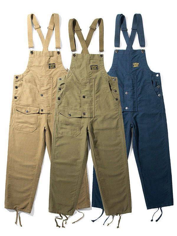 Unisex Werkoverall Moleskin Katoen Met Cinch Cord 1