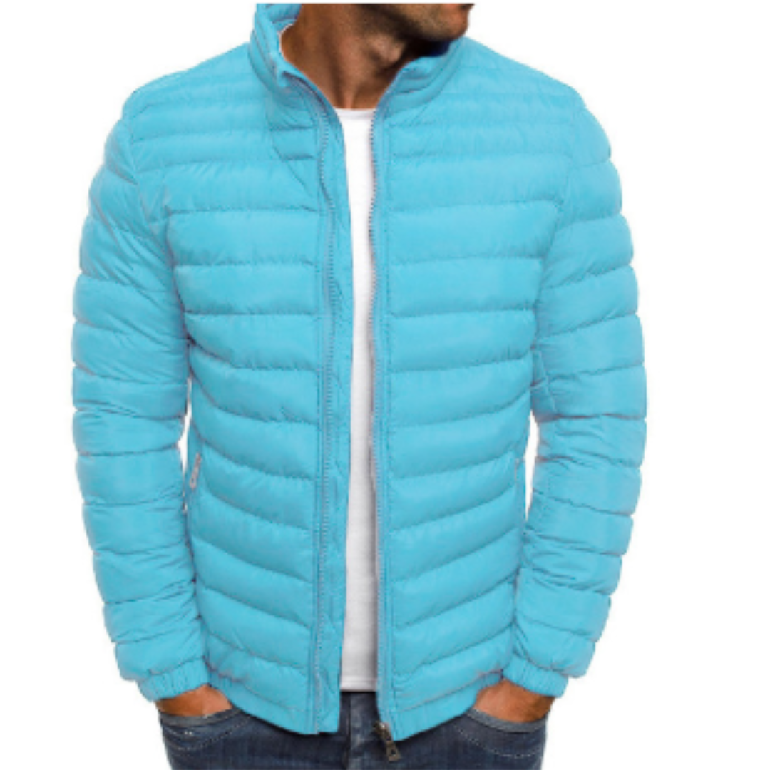 Heren Winter Puffer Jas – Warme Gewatteerde Winterjas