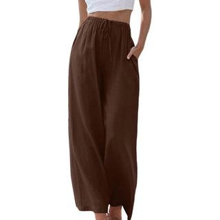 Adeline - Elegante Broek van Katoen en Linnen voor Zomer