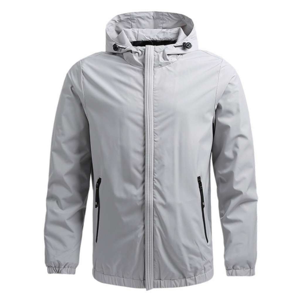 Heren Outdoor Regenjas – Lichte Hoodie Windbreaker voor Sport en Dagelijks Gebruik