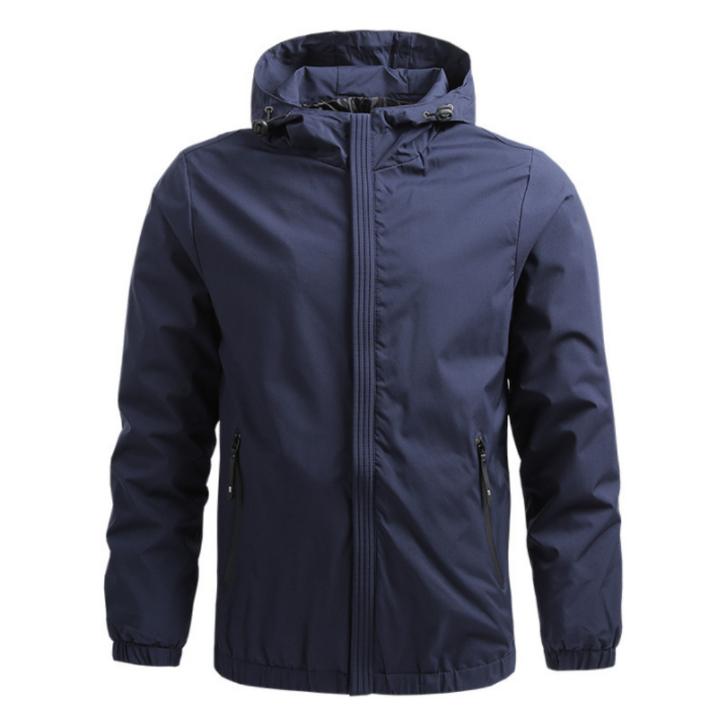 Heren Outdoor Regenjas – Lichte Hoodie Windbreaker voor Sport en Dagelijks Gebruik