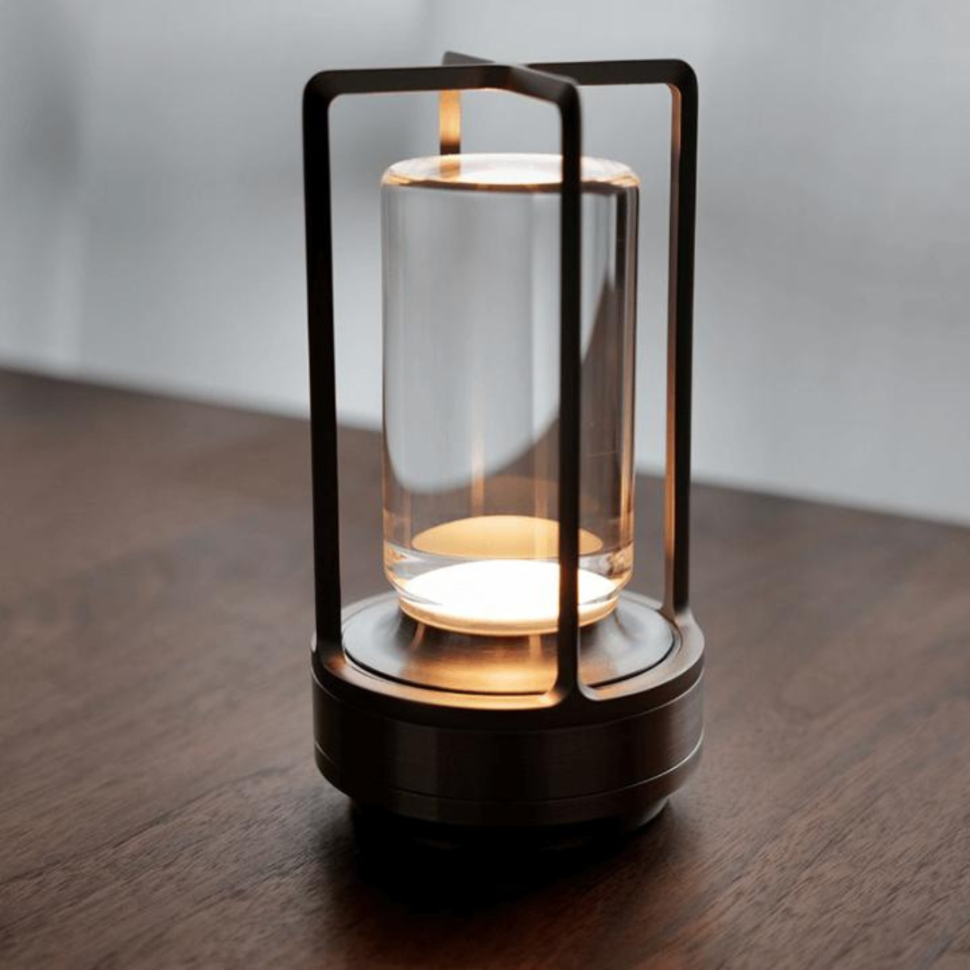 Kristallen Lantaarn Oplaadbare Dimbare LED Tafellamp Waterdichte Sfeerverlichting Met USB Aansluiting Voor Binnen En Buitengebruik