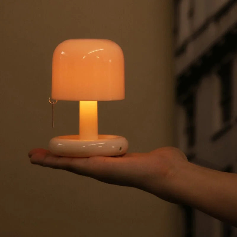 Mini Zonsondergangslamp USB Oplaadbare Draagbare Sfeerverlichting Warm Licht Voor Thuis En Kantoor