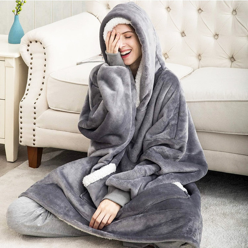 Vardi Dante™ Hoodie & Deken | Heerlijke Combinatie van een Zachte Hoodie en Comfy Deken in één! 1