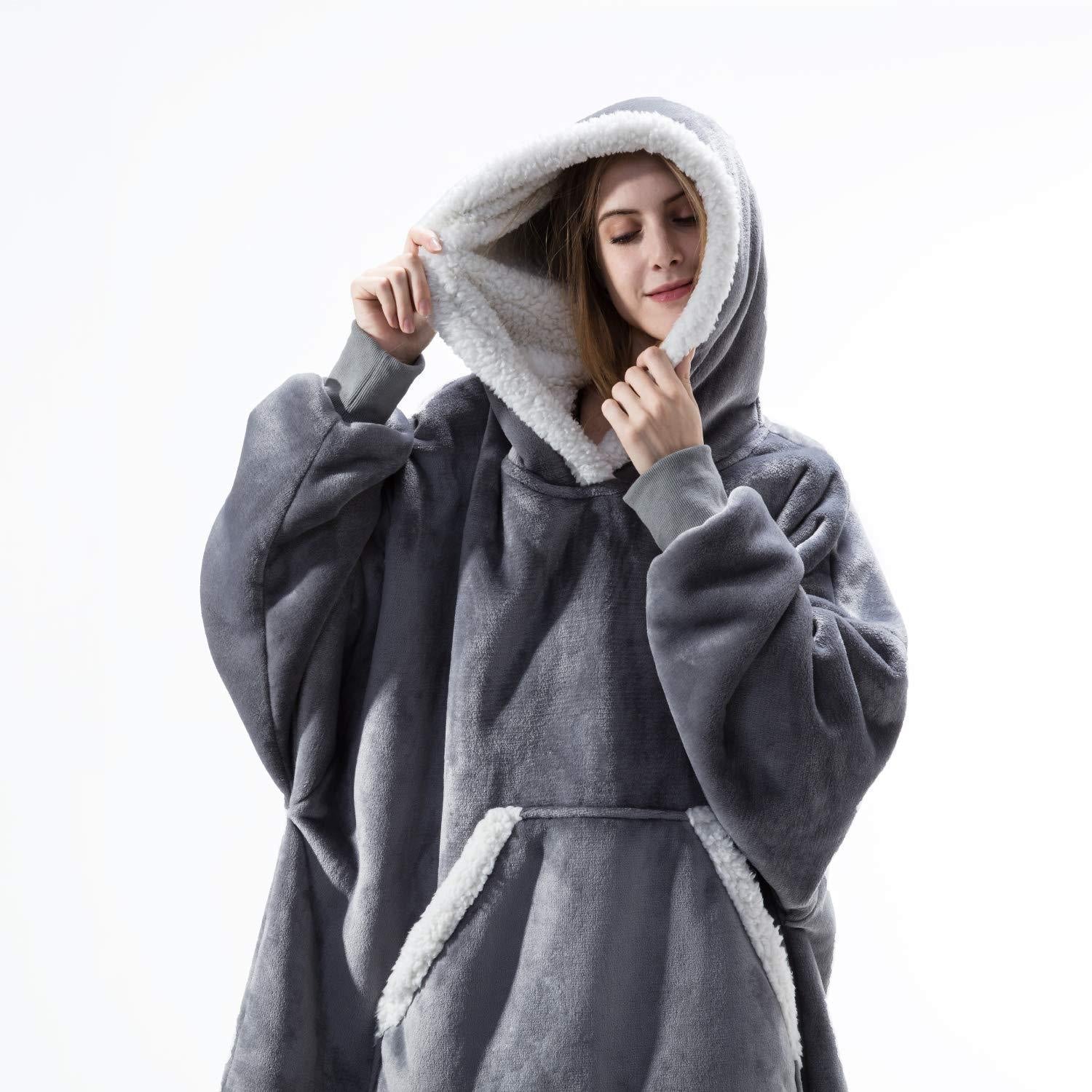 Vardi Dante™ Hoodie & Deken | Heerlijke Combinatie van een Zachte Hoodie en Comfy Deken in één! 12