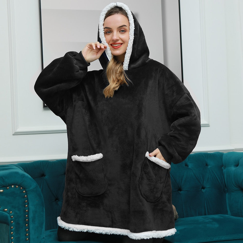 Vardi Dante™ Hoodie & Deken | Heerlijke Combinatie van een Zachte Hoodie en Comfy Deken in één! 18