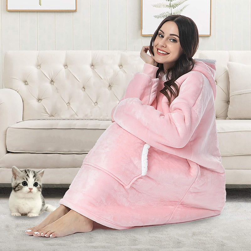 Vardi Dante™ Hoodie & Deken | Heerlijke Combinatie van een Zachte Hoodie en Comfy Deken in één! 9