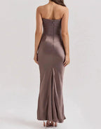 Vera - Strapless elegante maxi-jurk 2