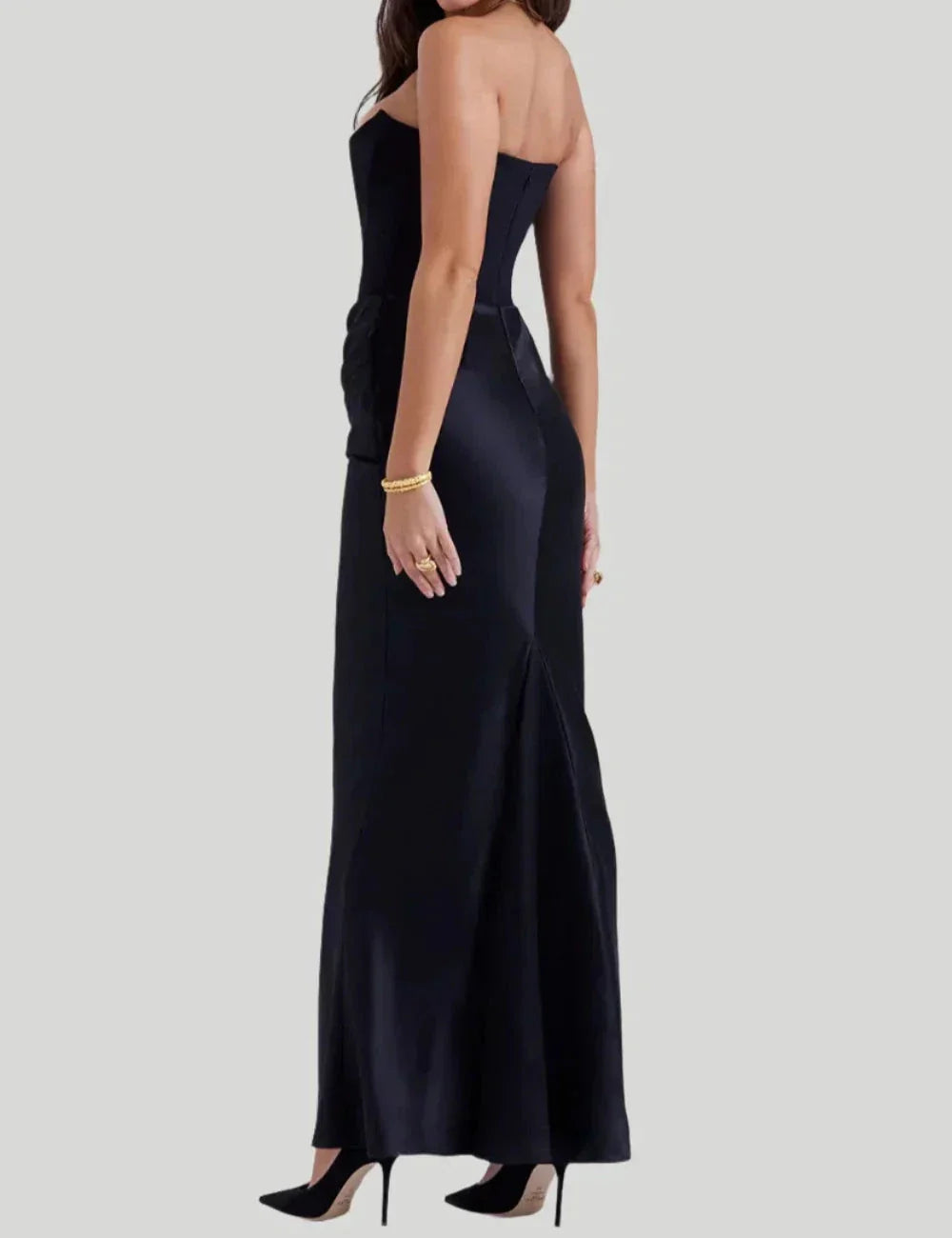 Vera - Strapless elegante maxi-jurk 4