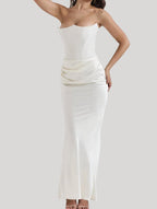Vera - Strapless elegante maxi-jurk 6