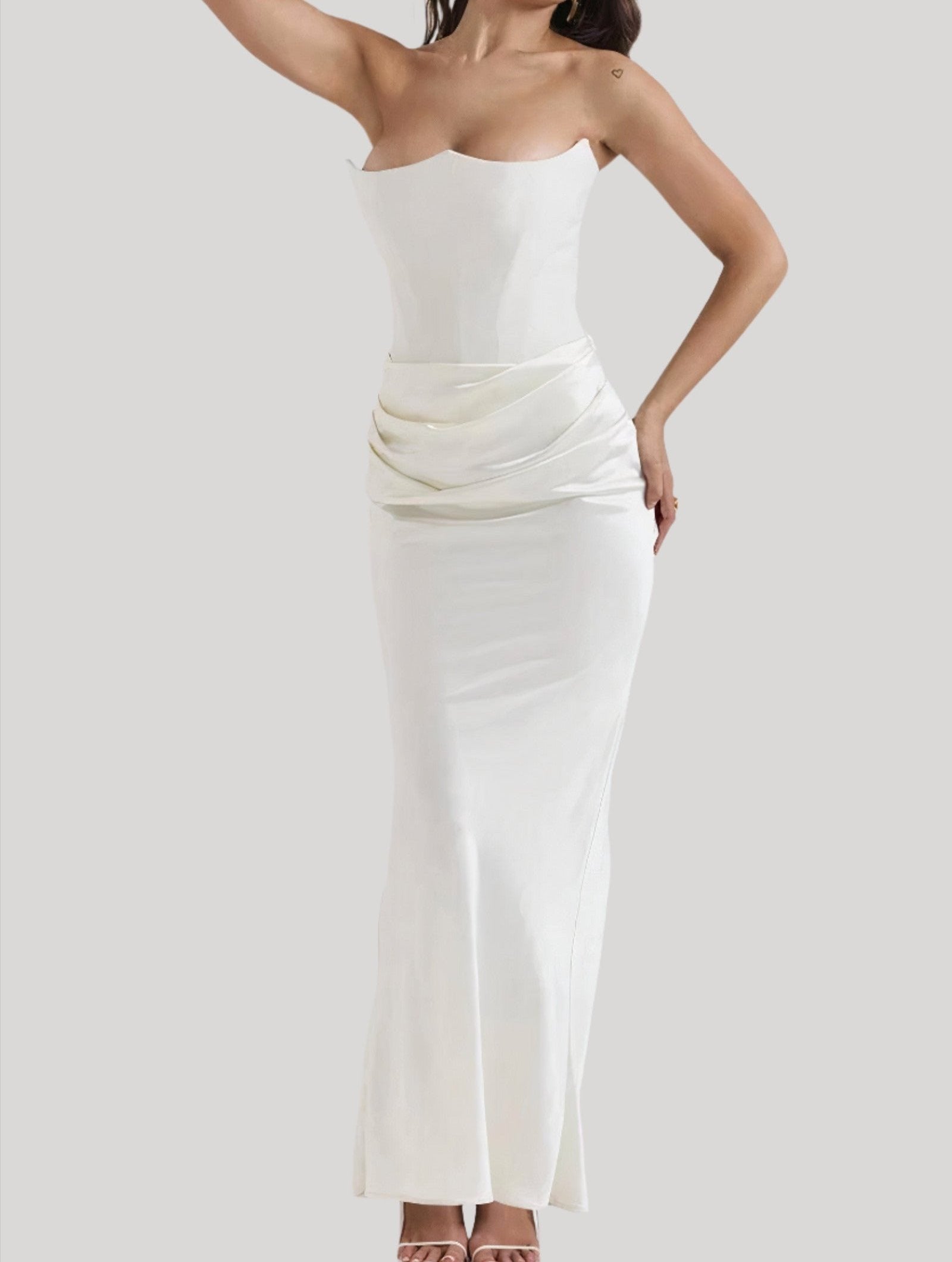 Vera - Strapless elegante maxi-jurk 6