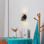Moderne Korte Dubbele Hoofd Wandlamp voor Homestay met Verstelbare Koppen en Minimalistisch Design
