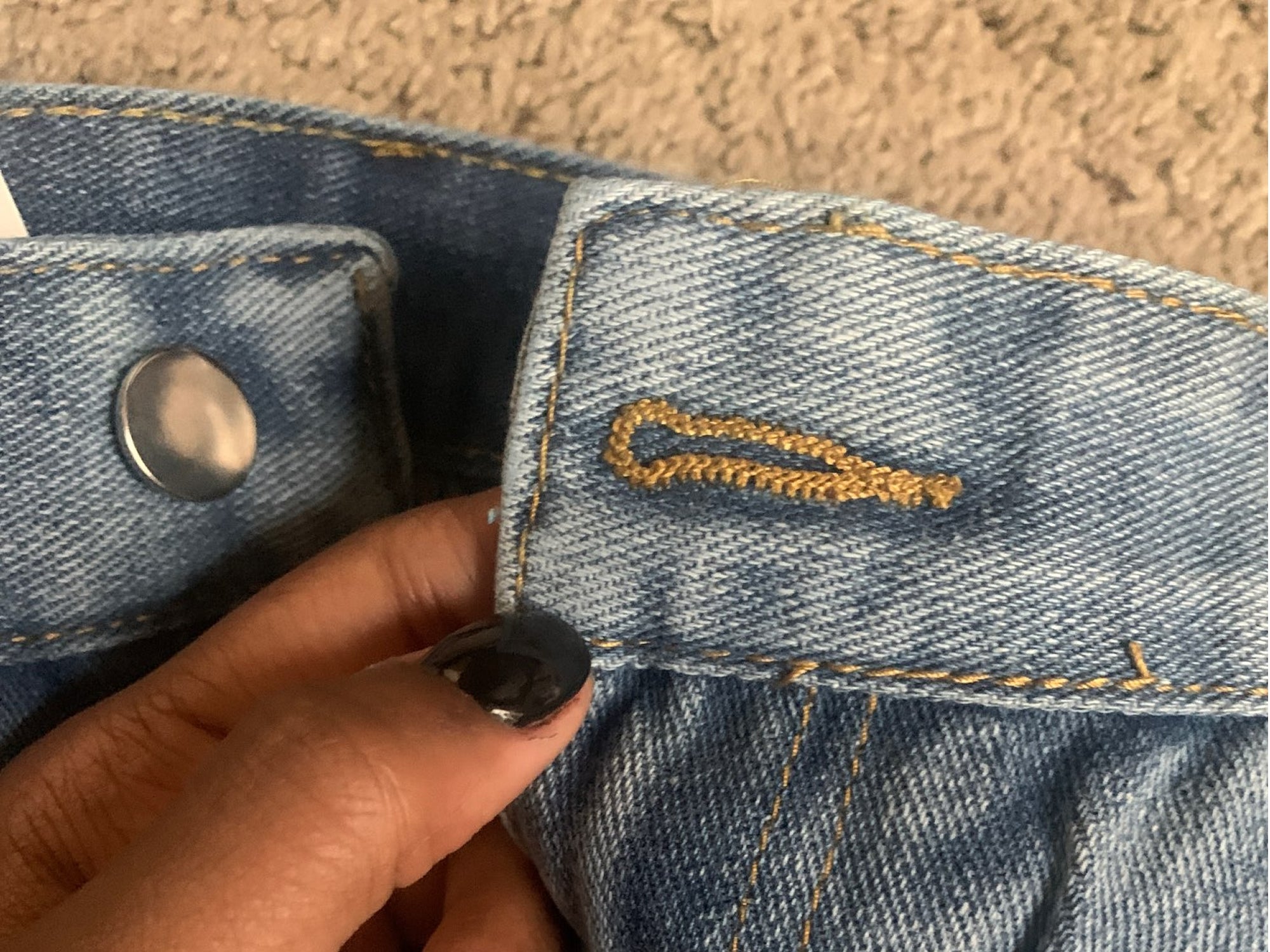 Vintage Baggy Jeans Dames Hoge Taille Wijde Pijpen Blauw 4