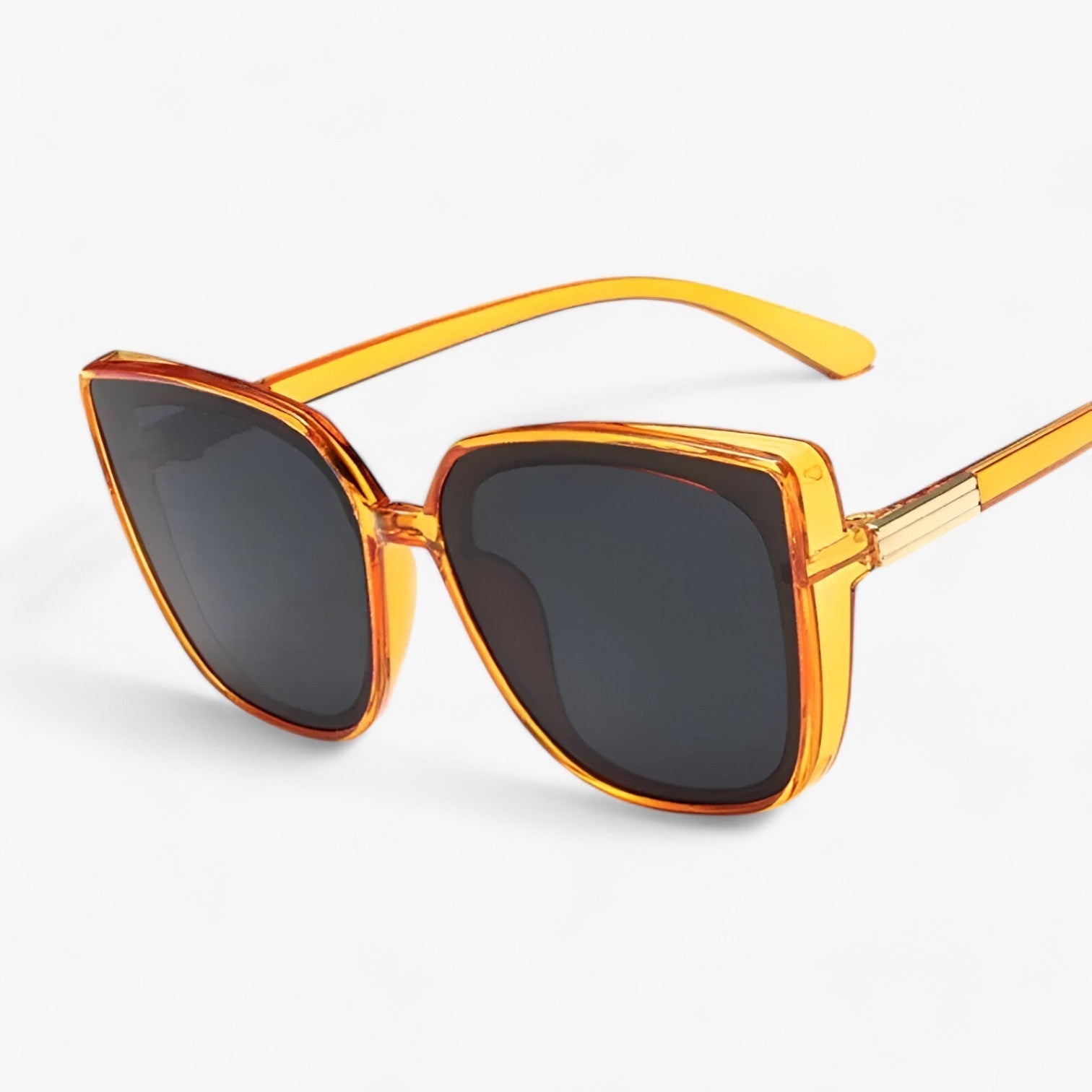 Vintage Cat-Eye Zonnebril Dames met UV-Bescherming en Comfortabele Pasvorm 0