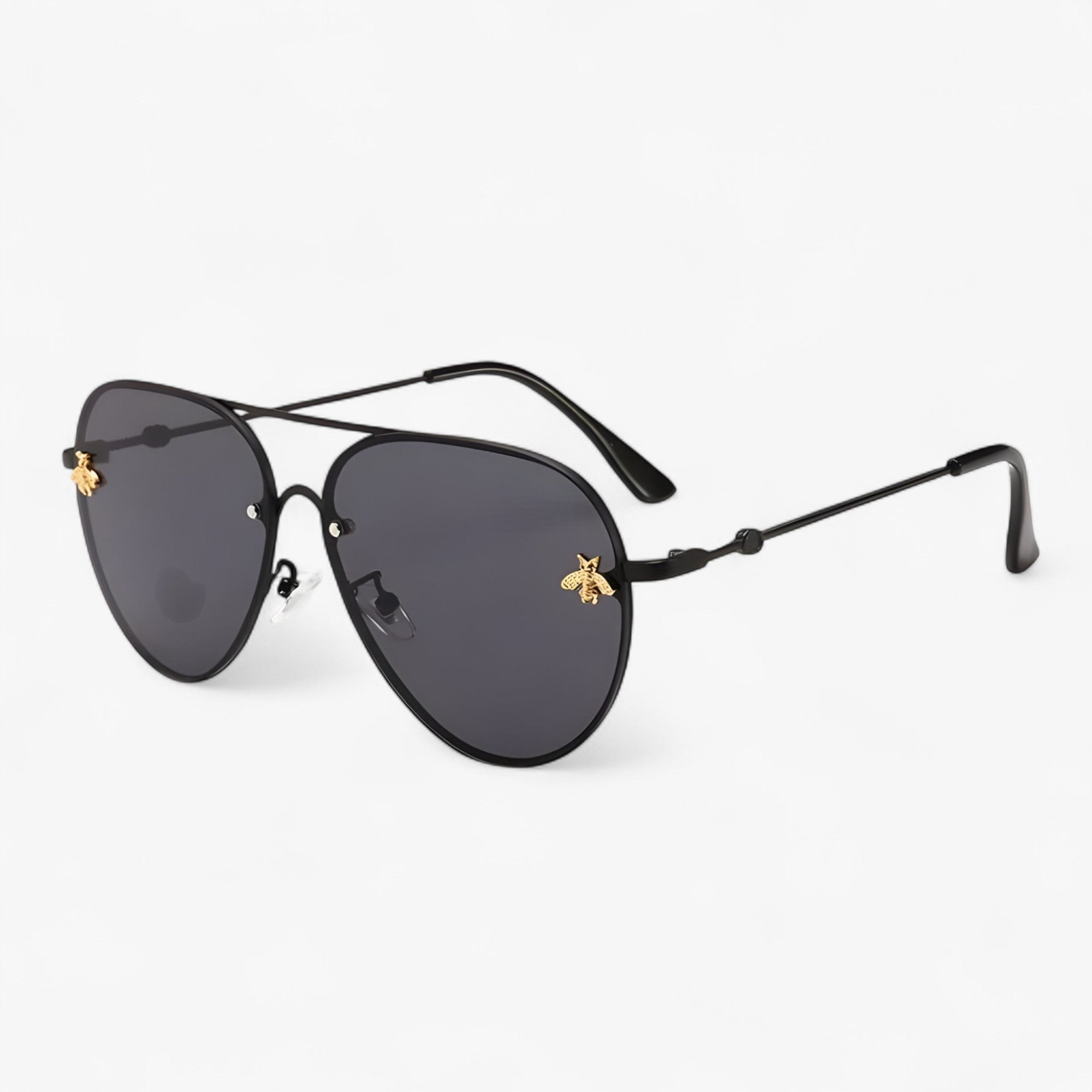 Vintage Piloten Zonnebril Dames met Metalen Montuur en UV400 Bescherming 1