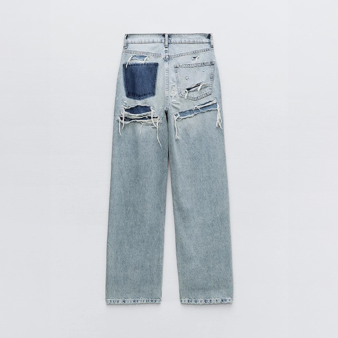 Ouray - Vintage Ripped Jeans met Uniek Patchwork Detail