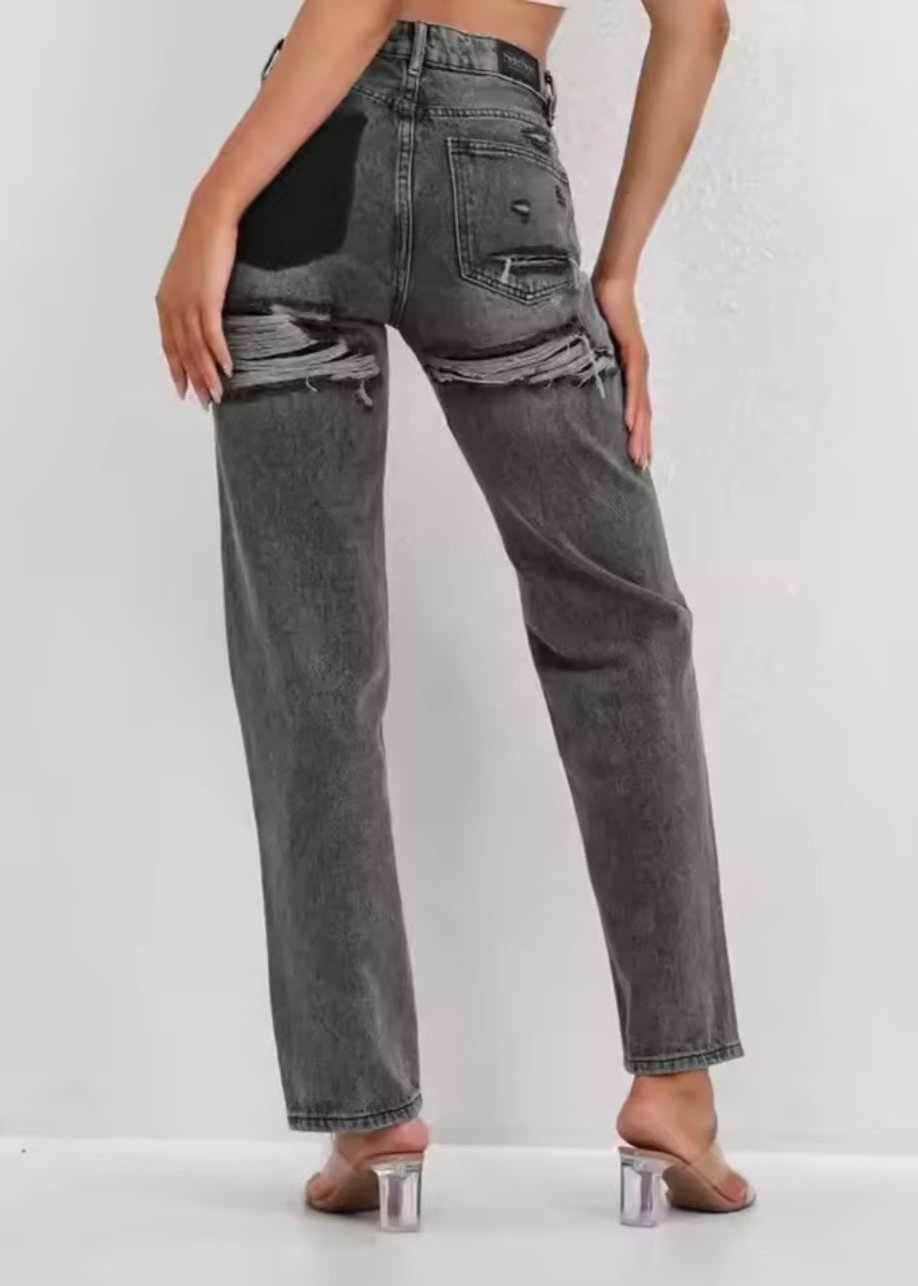 Ouray - Vintage Ripped Jeans met Uniek Patchwork Detail