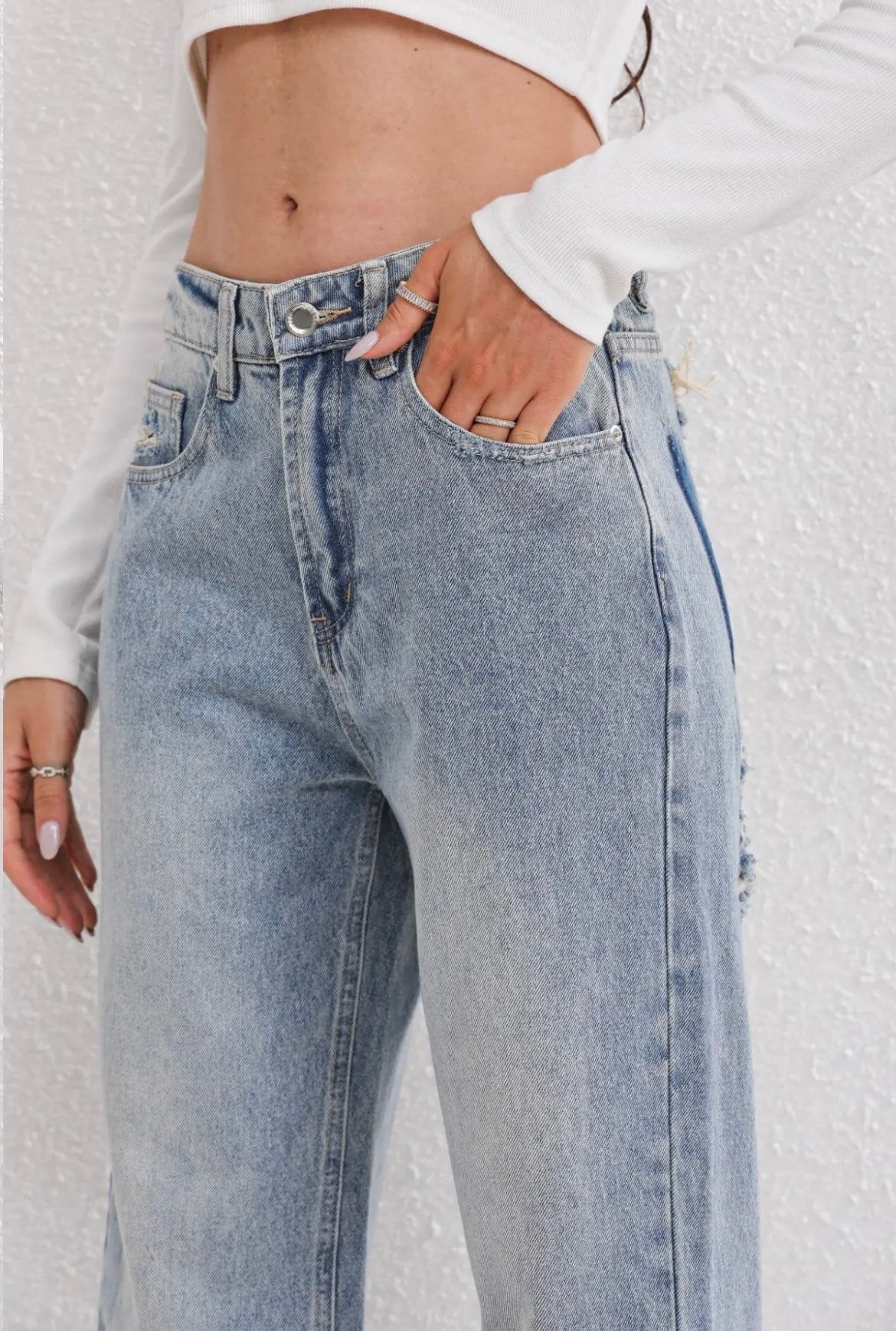 Ouray - Vintage Ripped Jeans met Uniek Patchwork Detail