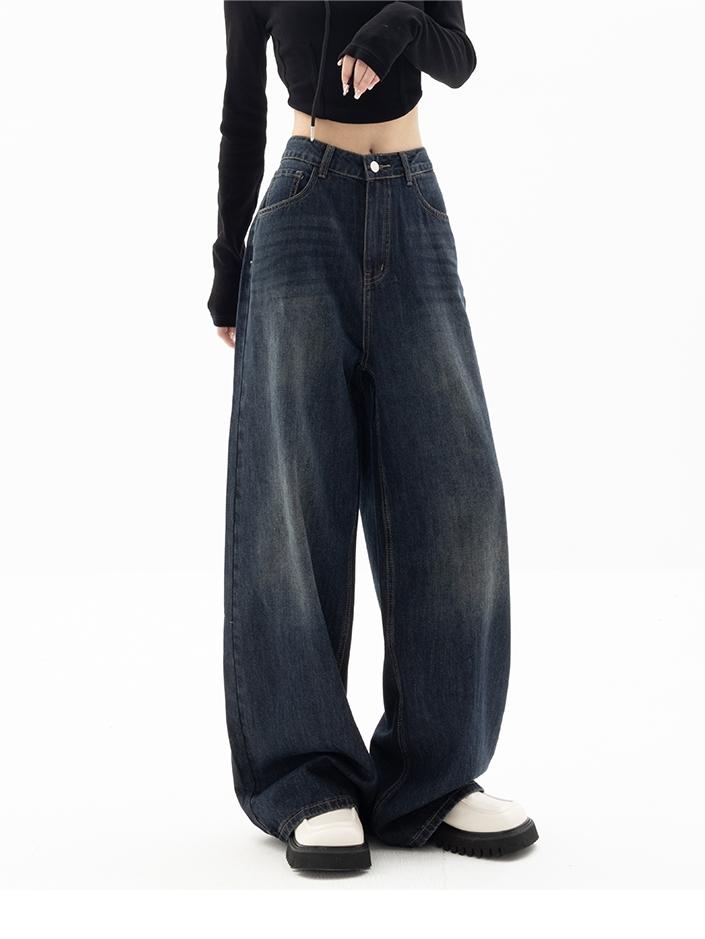 Vintage baggy boyfriend jeans met wassing uit de jaren 90 4
